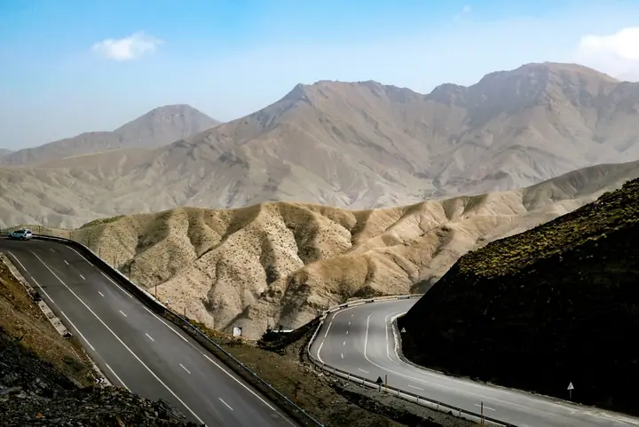Mountain road in the High Atlas