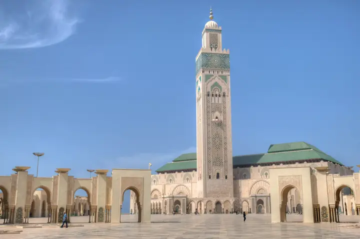 Archi della spianata della moschea Hassan II