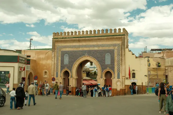 Porta di Bab Boujloud, ingresso alla medina di Fès