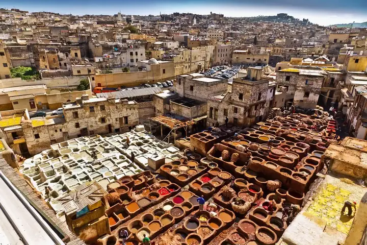 Chouara tannery in the Fez medina