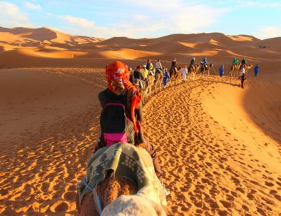 Paseo en Camello Noche en el desierto de Merzouga